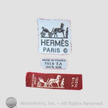 hermes label example|Hermes clothing stamp symbols.